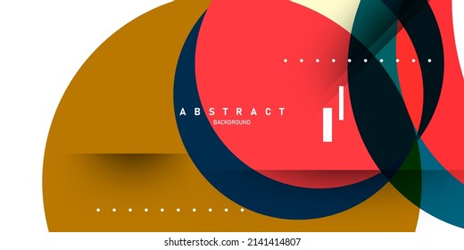 Abstract Modern Design Geometric Background With Gradient Color Vector Illustration