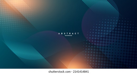 Abstract Modern Design Geometric Background With Gradient Color Vector Illustration