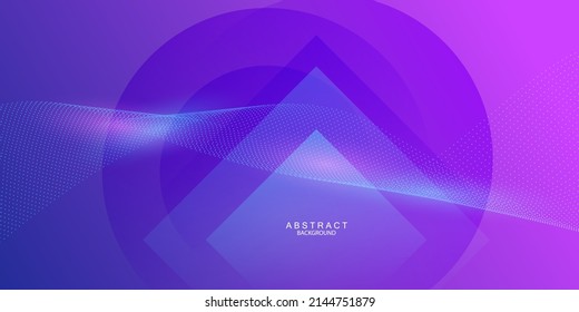 Abstract Modern Design Geometric Background With Gradient Color Vector Illustration