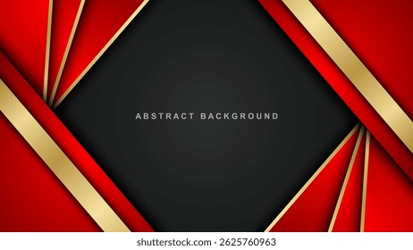 Design moderno abstrato com sobreposição de fundo geométrico. Ilustração vetorial