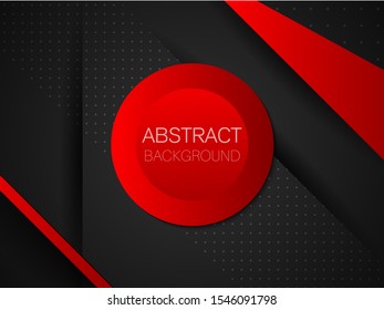 abstract modern design with paper gradient red glowing slice background. for brochure, poster, banner template - Vector