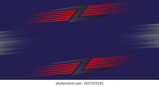 Abstract modern design red dark blue and purple colors geometric overlapping background. Sports style banner concept. Gradient abstract background vector, eps10.