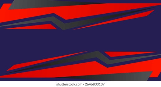 Abstract modern design red dark blue and purple colors geometric overlapping background. Sports style banner concept. Gradient abstract background vector modern.