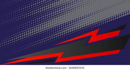 Abstract modern design red dark blue and purple colors geometric overlapping background. Sports style banner concept. Gradient abstract background.