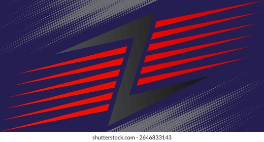 Abstractas diseño moderno rojo azul oscuro y púrpura colores geométricos de fondo superpuesto. Concepto de Anuncio de estilo deportivo. Fondo abstracto degradado, Ilustración vectorial.