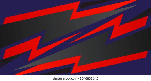 Abstract modern design red dark blue and purple colors geometric overlapping background. Sports style banner concept. Gradient abstract background.