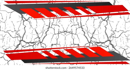 Abstractas diseño moderno en colores rojo, gris y blanco con fondo geométrico superpuesto. Concepto de Anuncio de estilo deportivo. Fondo abstracto degradado.