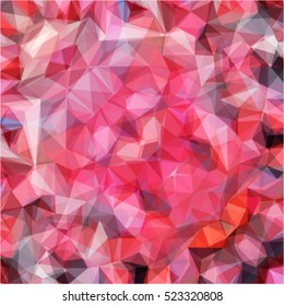 abstract modern design in red polygons triangles, vector illustration