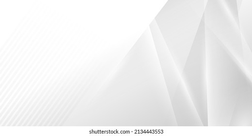 Abstract Modern Design Vector Illustration On White And Gray Background