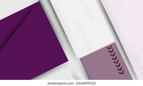 Abstract modern design vector illustration on white purple background