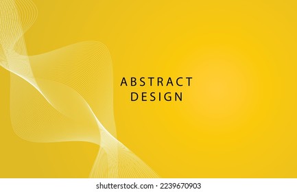 Abstract modern design with wave 