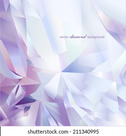 Abstract modern diamond geometric vector background