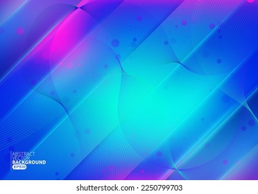 Abstract modern digital technology background design concept, smooth particle wave, big data techno design ,Art wallpaper, Landing page website template. vector eps 
