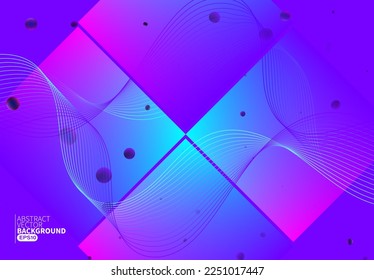 Resumen concepto de diseño de fondo de tecnología digital moderna, onda de partículas lisas, diseño tecnológico de big data, fondo de pantalla de arte, plantilla de página web de aterrizaje. vectores 