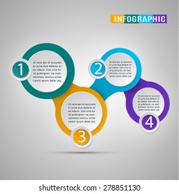 Abstract Modern digital template vector  banner infographics.