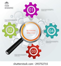 Abstract Modern digital template vector  banner infographics.