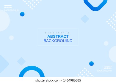 Abstract modern dynamic blue geometric background