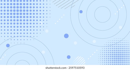 Abstract modern dynamic blue geometric background. vector design concept. modern style