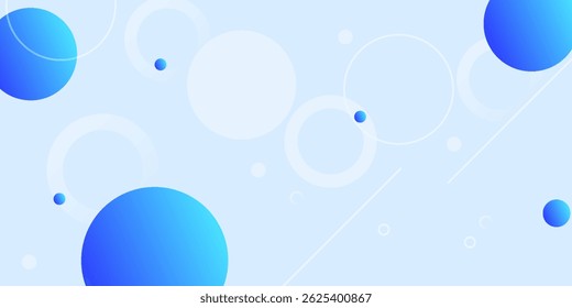 Abstrakter, dynamischer, blauer, geometrischer Hintergrund. Vektordesign-Konzept. Dekoratives Weblayout oder Poster, Banner. EPS10
