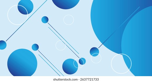 Abstract modern dynamic blue geometric background. vector design concept. Decorative web layout or poster, banner. eps10