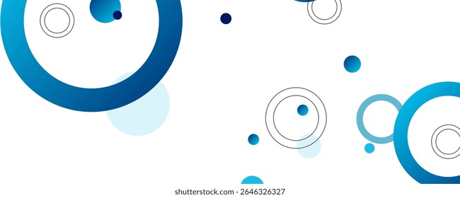 Abstrakter, dynamischer, blauer, geometrischer Hintergrund. Vektordesign-Konzept. Dekoratives Weblayout oder Poster, Banner. EPS10