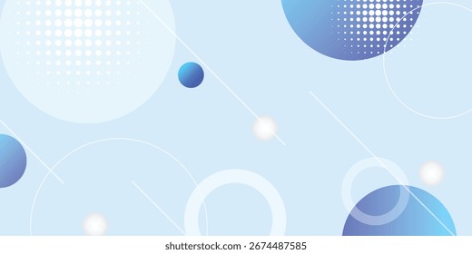 Abstrakter, dynamischer, blauer, geometrischer Hintergrund. Vektordesign-Konzept. Dekoratives Weblayout oder Poster, Banner. EPS10