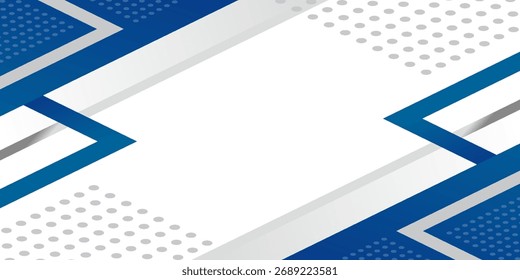 Fundo geométrico azul dinâmico moderno abstrato. conceito de design vetorial. Cartaz ou layout decorativo da web, faixa
