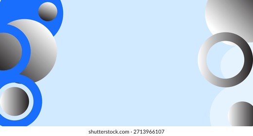 Abstrakter, dynamischer, blauer, geometrischer Hintergrund. Vektordesign-Konzept. Dekoratives Weblayout oder Poster, Banner
