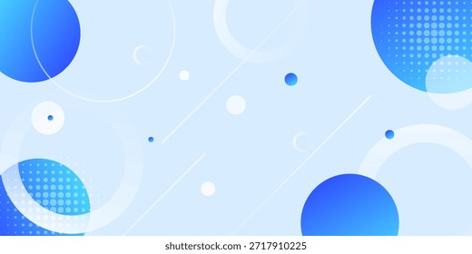 Abstrakter, dynamischer, blauer, geometrischer Hintergrund. Vektordesign-Konzept. Dekoratives Weblayout oder Poster, Banner. EPS10
