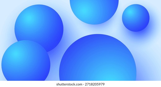 Abstrakter, dynamischer, blauer, geometrischer Hintergrund. Vektordesign-Konzept. Dekoratives Weblayout oder Poster, Banner. EPS10