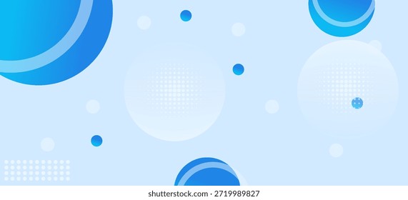 Abstrakter, dynamischer, blauer, geometrischer Hintergrund. Vektordesign-Konzept. Dekoratives Weblayout oder Poster, Banner. EPS10