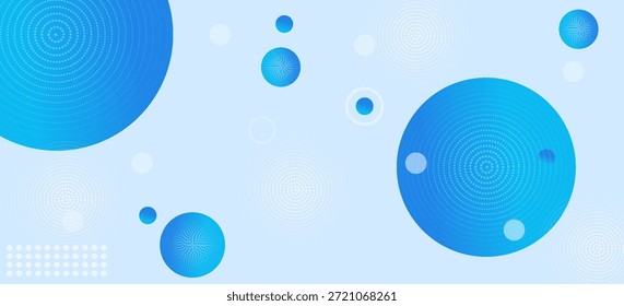 Abstrakter, dynamischer, blauer, geometrischer Hintergrund. Vektordesign-Konzept. Dekoratives Weblayout oder Poster, Banner
