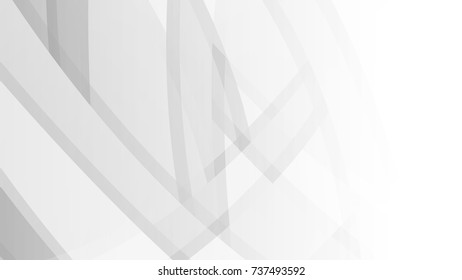 Abstract Modern Dynamic Curve White and Gray Vector Backgrounds