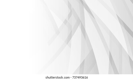 Abstract Modern Dynamic Curve White and Gray Vector Backgrounds