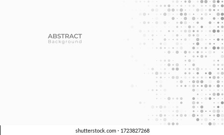Abstract modern dynamic geometric background. Halftone dotted texture. vector illustration 