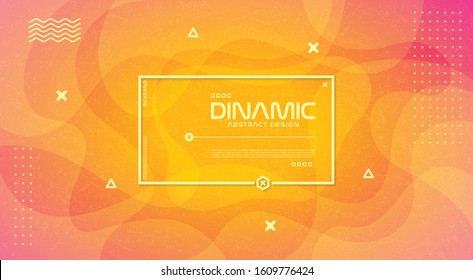 Abstract Modern Dynamic Graphic Element Background