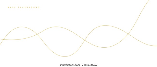 Abstract modern dynamic orange decorative wave pattern background
