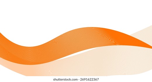 Abstrakte moderne dynamische stylische rot und gelb dekorative Muster Welle Banner Hintergrund Vektor