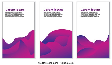 Abstract, modern, dynamic, trendy gradient background. Pink purple vector background