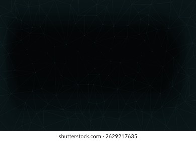 abstrato moderno elegante azul escuro, fundo preto com linhas de triângulos