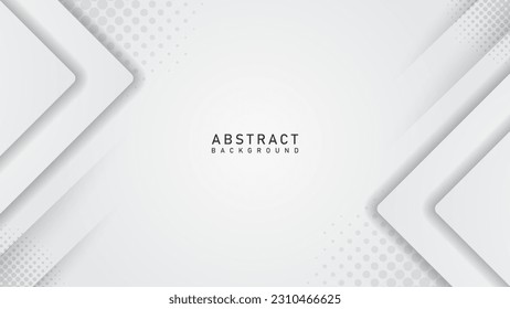 abstract modern elegant geometry white background with square and halftone design vector illustration EPS10