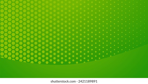 abstract modern elegant gradient green background with halftone
