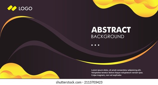 Abstract modern elegant template design. Background with wavy lines