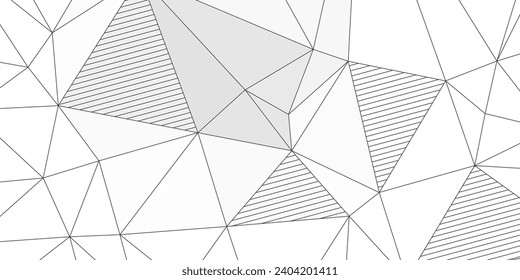 abstract modern elegant white background with triangles lines