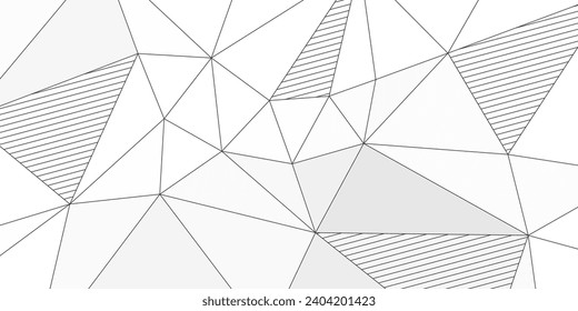 fondo blanco abstracto moderno y elegante con líneas de triángulos