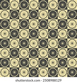 Abstrato moderno floral oriental colorido padrão geométrico fundo padrão repetitivo sem costura listras pano de fundo vetor ilustração plano design para papel de parede ou fundo ou tecido EPS 10