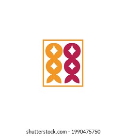 el logo abstracto de la flor moderna. Tipografía deportes, tecnología, moda, digital, tipo de letra del logo creativo futuro. ilustración vectorial