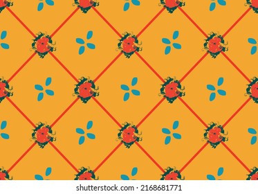 Abstract And Modern Flower Pattern Vector