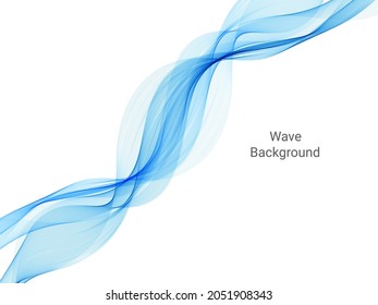Abstrakter, moderner blauer Wellenmuster-Hintergrund