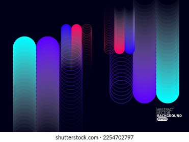 Resumen de la tecnología digital de línea de flujo moderna, onda de partículas lisas, fondo de fondo de concepto de diseño tecnológico de big data, plantilla de sitio web de la página de aterrizaje, banner de presentación de negocios. EPS vectoriales